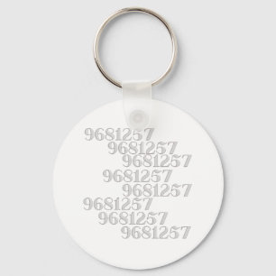 Grabovoi 9681257 Numbers   Key Ring