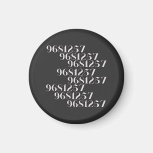 Grabovoi 9681257 Numbers    Magnet
