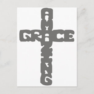 Grace-Amazing gris Postcard