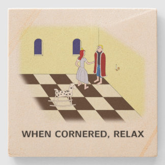 Grace and Duke: Peace Stone Coaster