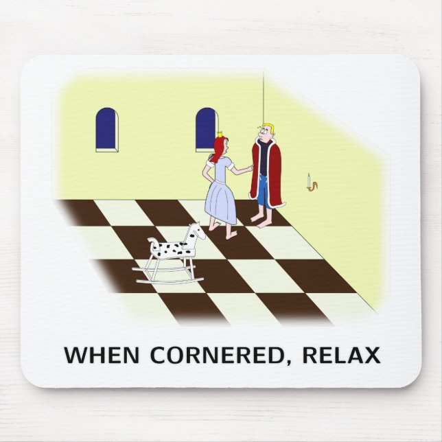 Grace and Duke: Relax Mouse Mat (Front)