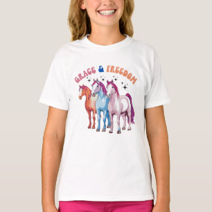 Grace and Freedom: Triple Horse Power Tee