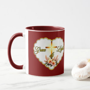 Grace and Light – Christian Easter - caneca Mug
