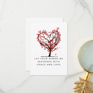 Grace And Love Thank You Card
