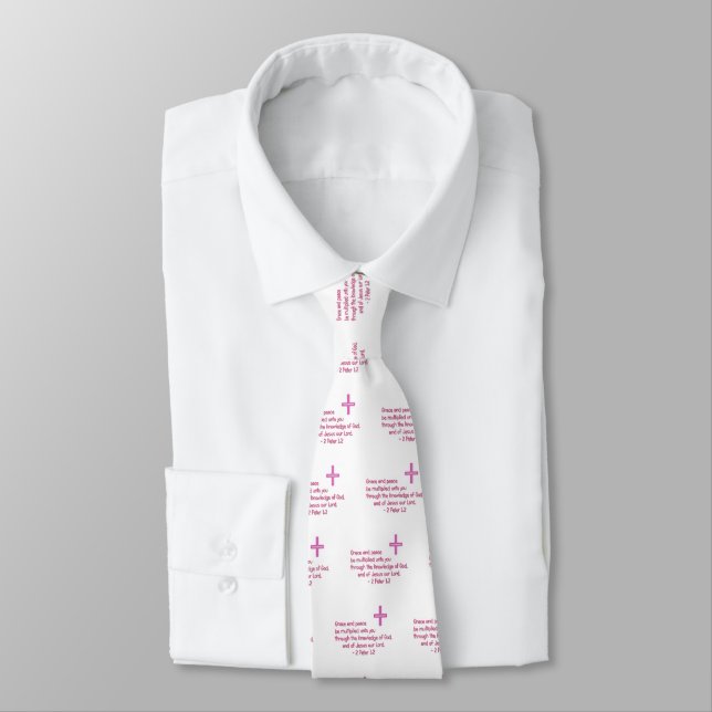 Grace and Peace Reverend's Tie (Tied)