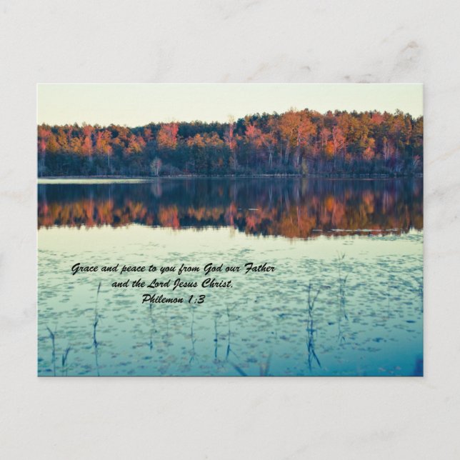 Grace and peace to you from God our Father and the Postcard (Front)