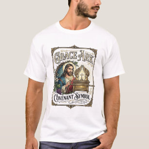 Grace Ark Covenant Symbol Jesus Ark Covenant Chris T-Shirt