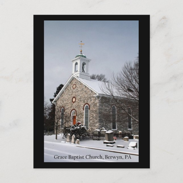 Grace Baptist Church #1 Postcard (Front)