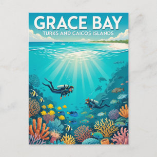 Grace Bay, Providenciales Turks and Caicos Islands Postcard