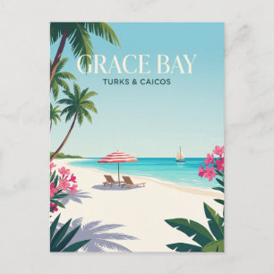 Grace Bay Turks & Caicos Postcard