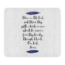 Grace Before Meals Decorative Chopping Board