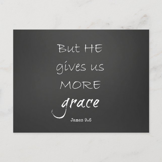 Grace Bible Verse Postcard (Front)