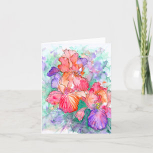Grace & Bloom – Iris Flowers Mother's Day Card
