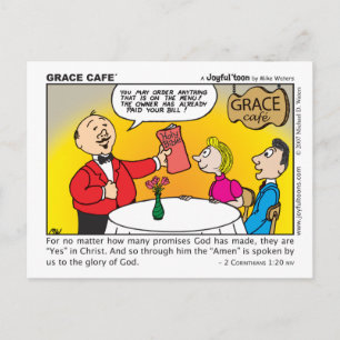 Grace Café postcard