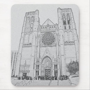 Grace Cathedral Mouse Mat