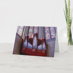 Grace Cathedral organ greeting card