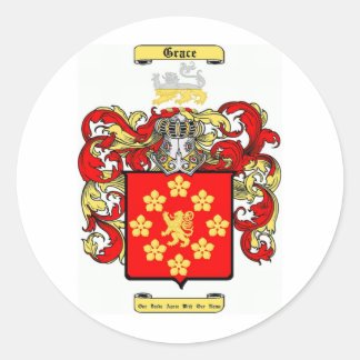 Grace Classic Round Sticker