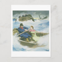 Grace Darling (1815-41) and her father rescuing su
