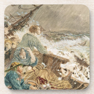 Grace Darling and her father saving the shipwrecke Coaster