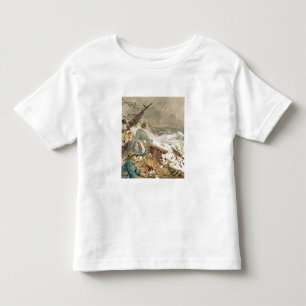 Grace Darling and her father saving the shipwrecke Toddler T-Shirt