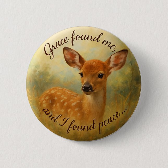 “Grace Found Me - Button Design 1 (Front)