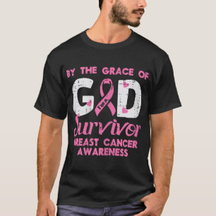 Grace God Breast Cancer Survivor Awareness T-Shirt