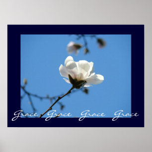 Grace Grace Grace art prints Blue Sky Magnolia