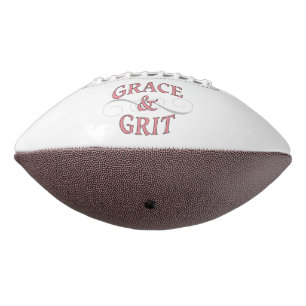 Grace & Grit in Pink and Grey American Football