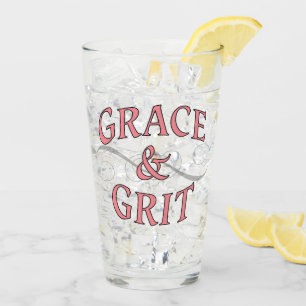 Grace & Grit in Pink and Grey Glass