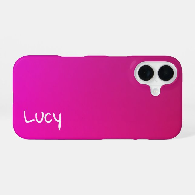 Grace in a Line: Butterfly Silhouette iPhone 16 Case (Back Horizontal)