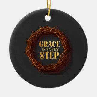 Grace in Every Step Ceramic Tree Decoration