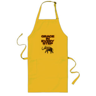 Grace in every step long apron