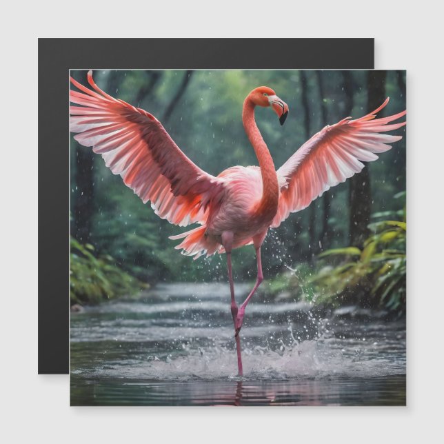Grace in Flight: The Pink Flamingos Riverdance (Front/Back)