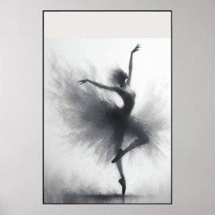 Grace in Still Motion Abstract Poster