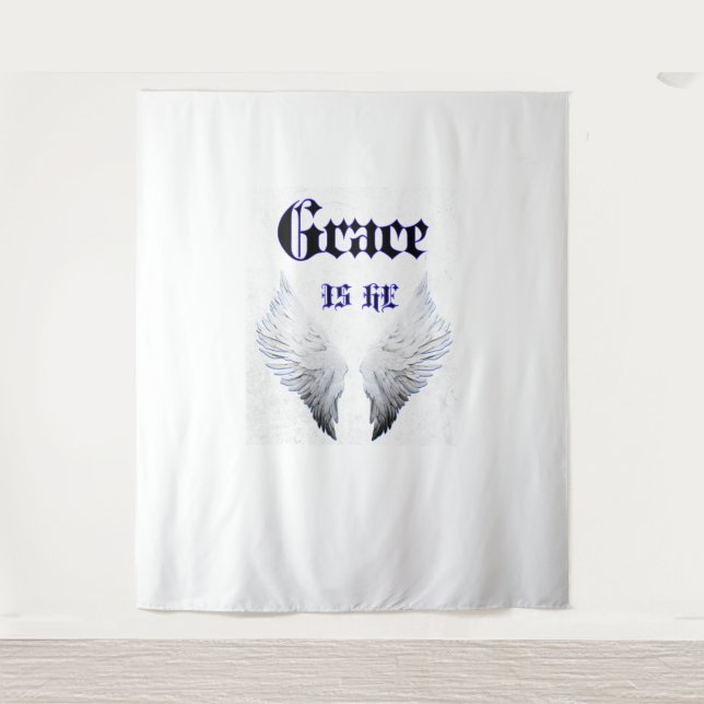Grace Is He Tapestry (Front)