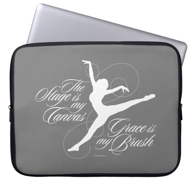 Grace Is My Brush (Dance) Laptop Sleeve (Front)