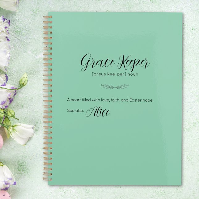 Grace Keeper Personalised Easter Planner (Grace Keeper Personalized Easter Planner)