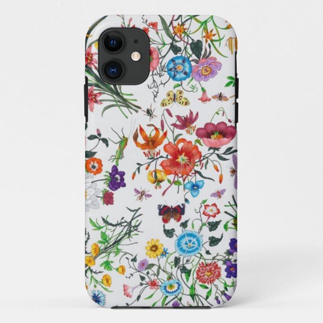 grace Kelly Designer Floral Scarf Iphone case (Back)