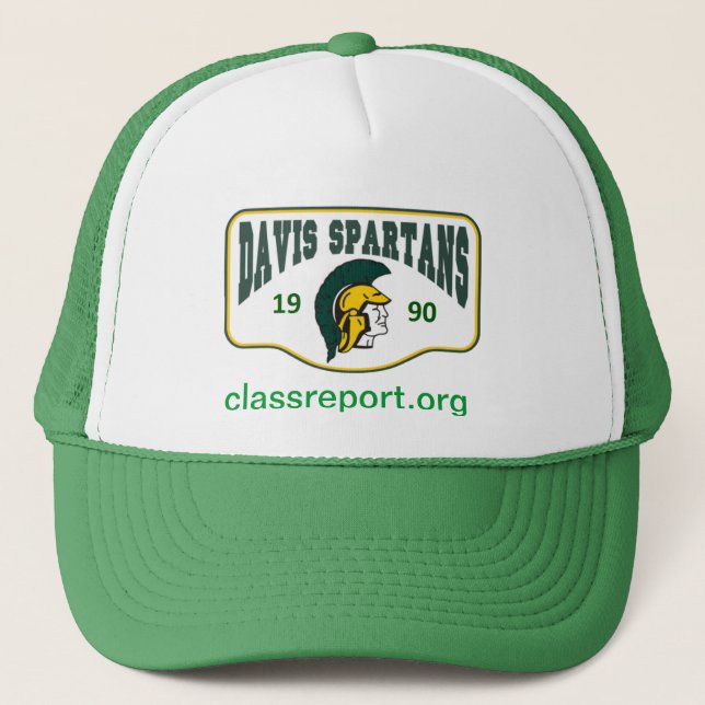 Grace M. Davis Green Spartain Hat (Front)