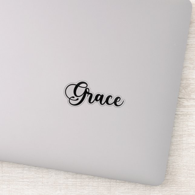 Grace Name - Handwritten Calligraphy (Detail)