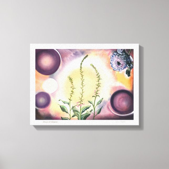 Grace of Filigree Canvas Print (Front)