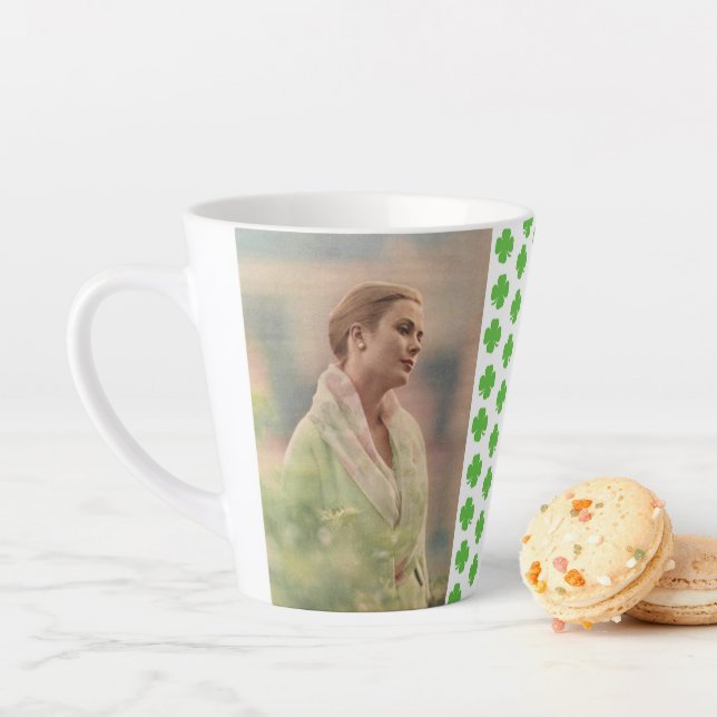 Grace Of Monaco / St. Patrick"s Day  Latte Mug (In Situ)