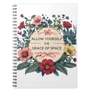 Grace of Space Spiral Notebook