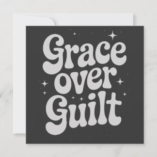Grace Over Guilt Flat Card