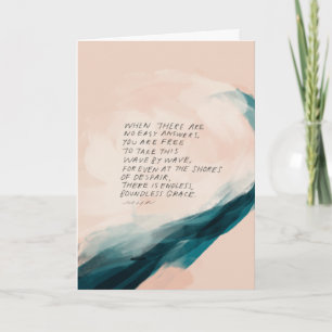 "Grace" Personalised Sympathy for a Loss Card