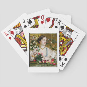 Grace Rose, 1866 (oil on panel) Playing Cards