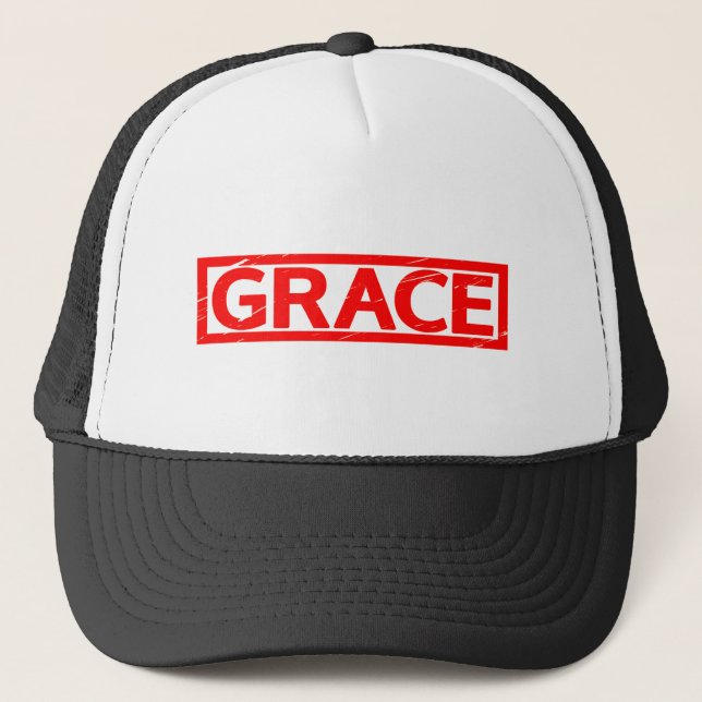 Grace Stamp Trucker Hat (Front)