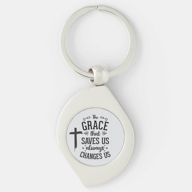 Grace That Saves Keychain  (Front)