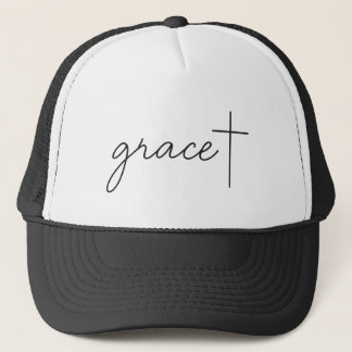 Grace + trucker hat