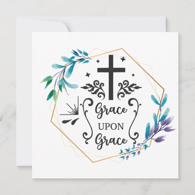 Grace Upon Grace   Card (Front)